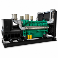 Groupe électrogène diesel de puissance de pointe 2000 kW 50/60 Hz, groupe électrogène industriel de type ouvert pour l'alimentation électrique, générateur de secours pour les mines et les centres de données