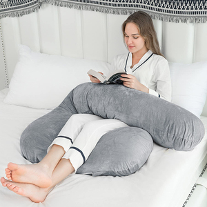 Oreiller de grossesse en forme de L pour femmes enceintes et dormeurs latéraux - Product Image 2