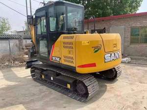 Miniexcavadora Usada Sany SY75C-10 SY75C-8 SY75C-9 de 8 Toneladas, Tractor de Orugas con Componentes Originales de China, Bomba y Motor en Venta - Product Image 2