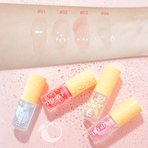 Bálsamo Labial Vegano Natural Hidratante y Nutritivo para Mujer, Etiqueta Privada, Aceite Esencial Labial Vegano Transparente Rosado, Voluminizador de Labios - Product Image 3