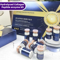 Sérum Complexe de Peptides de Collagène Acétyl Hexapeptide-3, Soin Liftant Instantané, Poudre Exfoliante Enzymatique, Traitement Professionnel