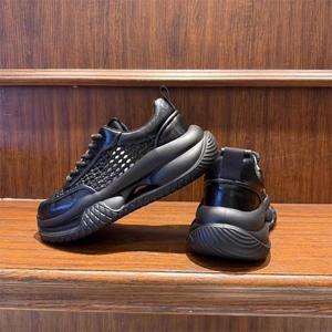 Zapatos Retro de Diseño Simple, Parte Superior de Malla Transpirable, Entresuela de EVA, Suela de Goma, Zapatos Casuales de Moda para Caminar, con Plataforma - Product Image 2