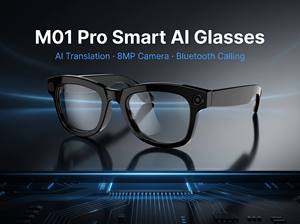 แว่นตาอัจฉริยะ M01 Pro AI แปลภาษาได้ กล้อง 8MP บันทึกวิดีโอ HD พร้อมระบบแปลภาษาแบบเรียลไทม์ สำหรับการเดินทางเพื่อธุรกิจ - Product Image 6