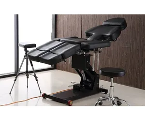 Le lit de tatouage de levage de moteur de haute qualité peut être un angle réglable de jambe de chaise de tatouage de couleur personnalisée pour le magasin de tatouage - Product Image 5