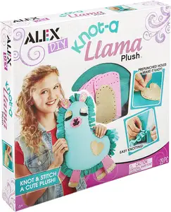 New ProgiftSpace party supplies thread felt stuffed animal llama plush pillows diy art craft items kids sewing kit
