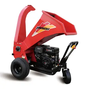 JONCO 15Hp Diesel Engine Powered Mobile Wood Chipper Self Feeding Forest Workers Equipments Brush Chipper