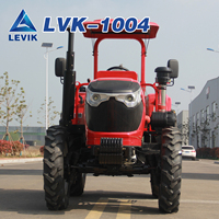 Pengiriman Gratis Traktor Roda 4x4 100HP 110HP 120HP Mesin Diesel Hidrolik Traktor Pertanian untuk Pengolahan Lahan Pertanian Berat