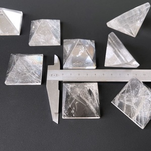 Pirámide de cristal curativo al por mayor Fengshui Reiki meditación espiritual cristal cuarzo pirámide de cristal - Product Image 5