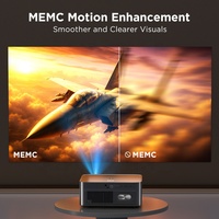 Proyector de Video Inteligente Nativo 1080P, Cine en Casa, Certificado por Google-TV, Películas, Juegos al Aire Libre, Reuniones, Proyector Inalámbrico 5G para Teléfono