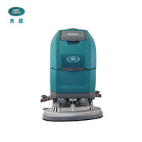 Nouveau produit pour le nettoyage et le brunissage des sols balayeuse à main automatique électrique Walk-Behind Commercial Floor Scrubber
