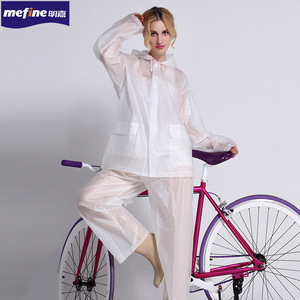 Set Impermeabile Mingjia per Ragazzi, Giacca e <span class=keywords><strong>Pantaloni</strong></span> Separati in EVA per Moto/Veicoli Elettrici/Biciclette, Abbigliamento Antipioggia per Ciclismo - Product Image 2