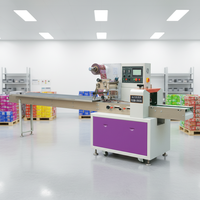 Machine d'emballage continue multifonctionnelle pour biscuits, pains, barres de céréales et étuis de téléphone portable