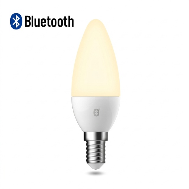 SLS LED Candle Bulb E14 Smart Lamp RGBCW 5W AC85-265V Voice Control with Alexa for Tuya Smart Life App Hotel & Garage Use