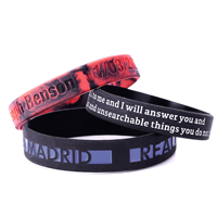 Bracelets en silicone personnalisés, écologiques, professionnels, avec logo sur mesure, fabrication de votre propre logo, prix d'usine, pour événements
