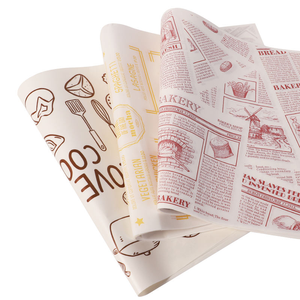 Papel de Hornear para Panadería, Papel Encerado para Envolver Alimentos, Papel para Envolver Hamburguesas, Personalizado con su Propio Logotipo - Product Image 2