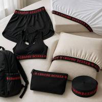 Sangle en nylon tissée personnalisée avec imprimé Chrome Hearts pour sacs, boxers, soutiens-gorge de sport et accessoires de couture – Fabrication sur mesure