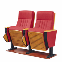 Chaise d'auditorium scolaire siège d'église avec table d'écriture sièges de salle de conférence fauteuil de théâtre chaise pliante siège d'université
