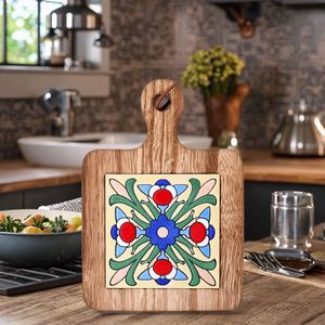 Al por mayor: Soportes para ollas de madera maciza artesanal, estilo vintage con tallado Feng Shui, decorativos, aislantes del calor, también usables como posavasos. - Product Image 2