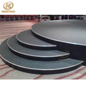 Aluminium Mobile Round Stage Semi <span class=keywords><strong>Circular</strong></span> Stage Plattform für Veranstaltungen - Product Image 4