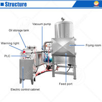 Orme Lage Temperatuur Vacuüm Frituurmachine Mini Banaan Chip Vacuüm Olie Friteuse Machine Prijs