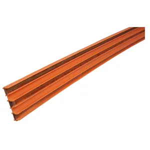 KOMAY 80A 120A 140A Insulated Copper Sliding Contact Line Seamless Conductor Rail