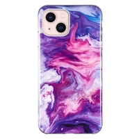 Modische Marmor-Stein IMD TPU Soft Case für iPhone 16 Plus 15 14 13 Mini 12 11 Pro Max SE2 7 8 X XS XR Handy-Rückseitenhülle