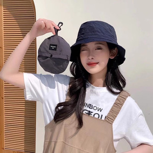หมวกบักเก็ตกันน้ำ ระบายอากาศได้ดี ป้องกันแสงแดด เหมาะสำหรับกิจกรรมกลางแจ้ง เดินป่า ปั่นจักรยาน ฤดูร้อน สีพื้น สีกรมท่า สีกากี สีดำ สีเขียวขี้ม้า - Product Image 1