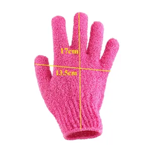 Ensemble de brosses douces et exfoliantes pour le corps, pour la maison et l'hôtel, avec boule de douche et éponge de dos, en nylon, entièrement naturel pour la peau - Product Image 6
