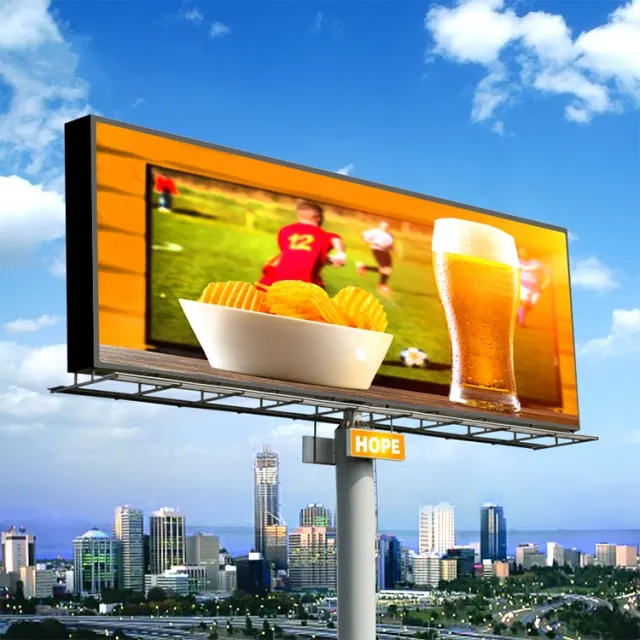 Pantalla LED publicitaria P6 impermeable para exteriores, la más popular, cartelera Digital grande, pantalla Led de doble cara