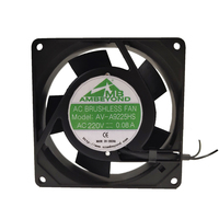 Kipas Aksial AC 220V 110V 380V Bantalan Bola 92x92x38mm 9cm Rangka Aluminium Kipas Pendingin Industri