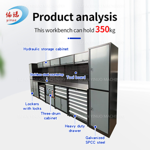 ऑटो मरम्मत वर्कस्टेशन संयोजन उपकरण कैबिनेट कार्ट बहु-कार्यात्मक धातु कार्यशाला कार्य लोहे ऑटो मरम्मत उपकरण कार्ट - Product Image 3