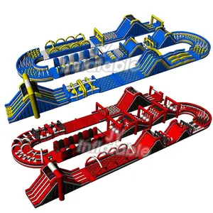 Large Inflatable Obstacle Course Inflatable 5K Obstacles Running Race