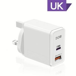 Super Fast 50W PD 25W QC5.0 Portable Charger <b>Adapter</b> EU UK US <b>Plug</b> Quick Charging Home Power Supply-<b>USB</b> C Type-C Phone Charger - Product Image 6