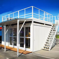 Maisons en conteneur de luxe préfabriquées portables 1 2 3 4 chambres Restaurant en conteneur modulaire-pour appartements et villas