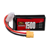 Batterie polymère au lithium 2S 7,4V 1300mAh 1500mAh haute performance 120C pour drone et voiture RC télécommandés