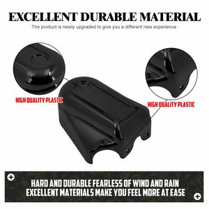 Couvertures d'essieu arrière de bras oscillant renforcées chromées anti-poussière pour les modèles Softail Cross Bones Deluxe 08-17 - Product Image 5