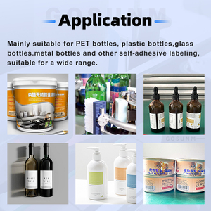 <span class=keywords><strong>2025</strong></span> tốc độ cao hoàn toàn tự động máy tính để bàn sticker tự dính chai nước PET có thể chai tròn vuông Side máy dán nhãn - Product Image 6