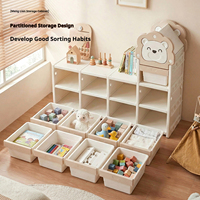 Armario de Almacenamiento Expandible Lion, Organizador de Juguetes para Niños, Escritorio Modular para Niños, Múltiples Configuraciones, Armario de Almacenamiento para Niños y Adolescentes