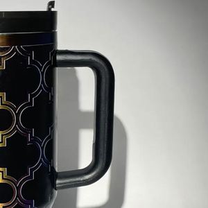 Custom Wholesale Double Wall Stainless Steel Insulated Vacuum Tumbler 30oz 40oz Tumbler with Handle and <b>Straw</b> - Product Image 4