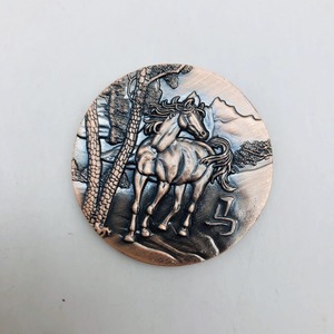 เหรียญที่ระลึกโลหะเคลือบลายสัตว์จีนโบราณแบบวินเทจ ดีไซน์ตามราศีจีน ผลิตตามสั่งจากโรงงาน - Product Image 6