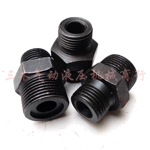 Raccord hydraulique soudé en acier, corps de raccord droit traversant M12 M18 M22 M27 Type A, pour équipement haute température - Product Image 1