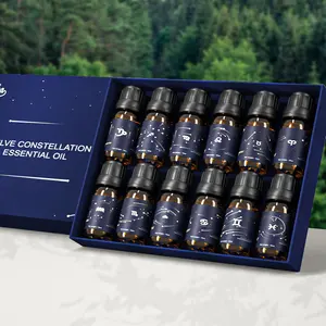 Oem Private Label Custom Logo Hoge Kwaliteit Organische Aromatische Etherische Oliën 12 Sets Leverancier