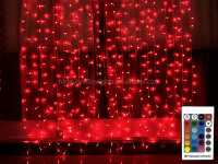 2*2M 400led PVC Fairy Lights Rideau Led Décoratif String Rideau Lumières Imperméable