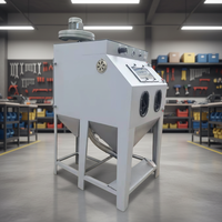 Cabinet de sablage manuel personnalisé sans poussière sec humide Type de machine de sablage portable en gros avec CE