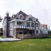 Villa préfabriquée de luxe, kit de maison en acier, villas en acier léger, villa préfabriquée
