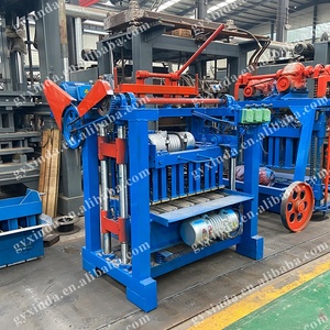 Máy làm gạch nhỏ Khóa liên động hallow lát xi măng khối đúc máy móc để bán Philippines - Product Image 3