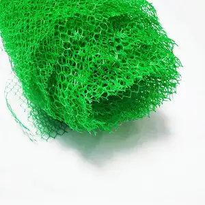 热卖Pe塑料绿化三维植被网络3d侵蚀控制垫土工