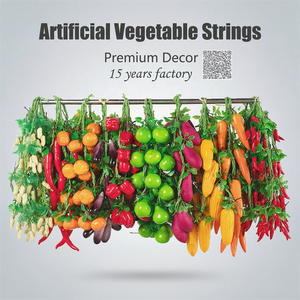 Escenografía Inmersiva de Alta Fidelidad, Guirnalda de Vegetales Artificiales, Set Profesional de Accesorios de Diseño para Exhibición Permanente en Parques Temáticos - Product Image 1