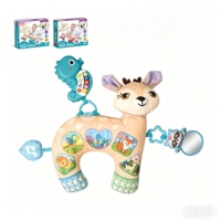 Projecteur d'étoiles Boîte à musique Peluche avec lumière et son, Coussin apaisant, Animal en peluche réconfortant pour le sommeil et le confort des enfants