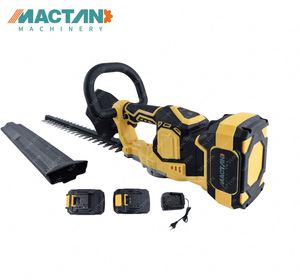 Taille-haies à batterie lithium-ion de qualité industrielle, à double lame, léger et compact, pour l'entretien des herbes et des arbustes - Product Image 1